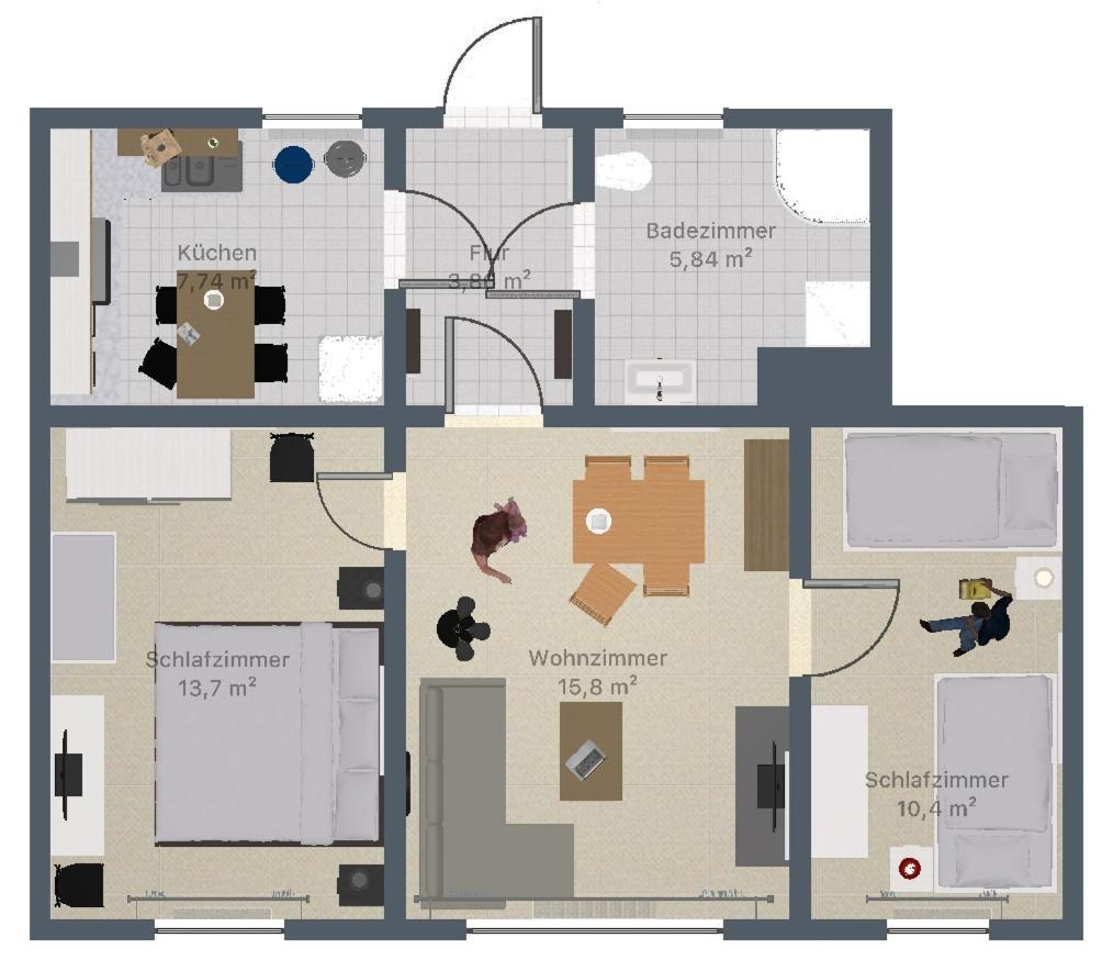 Ferienwohnung Kuehl Boossen エクステリア 写真